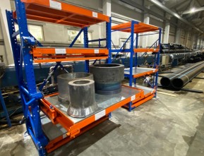 Стеллажи для тяжелых грузов SLIDE-1400 с полкой полного выдвижения